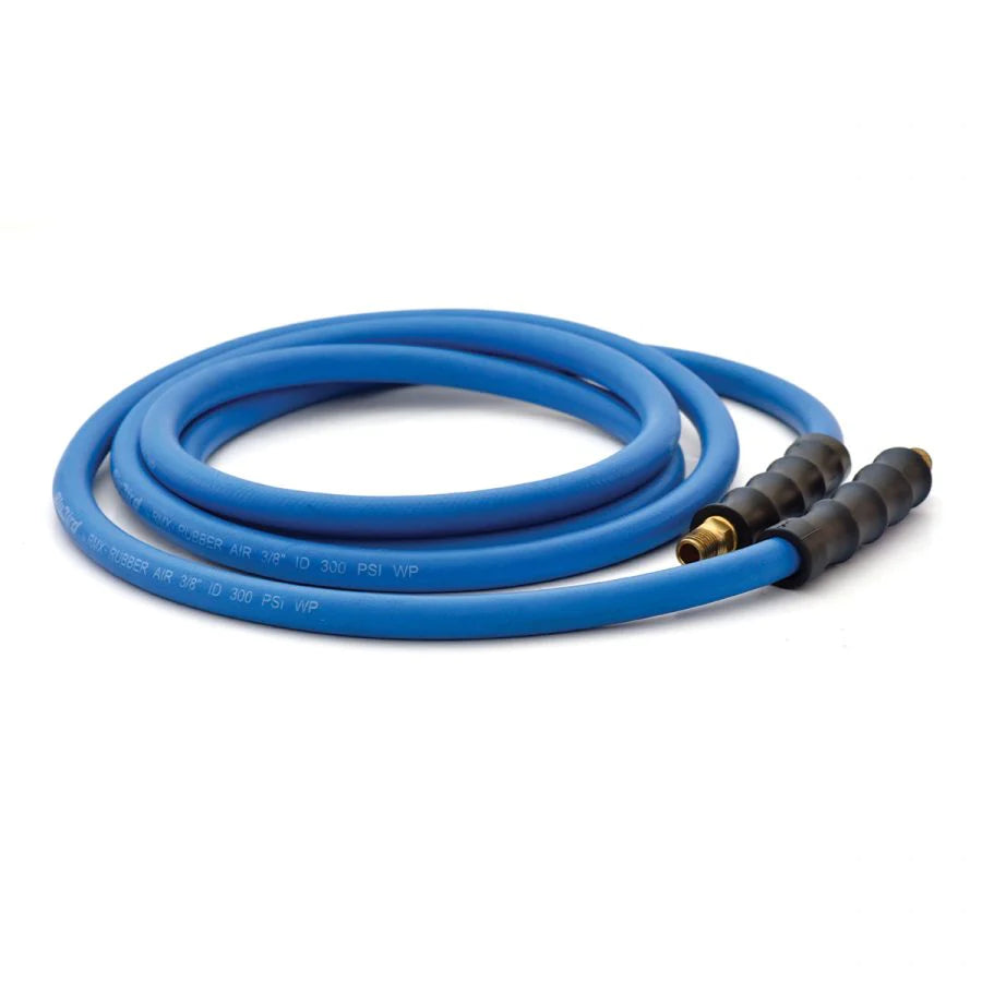 BluBird Rubber Air Hose 6mm x 20mtr with 1/4" Coupler & Snap-On Plug