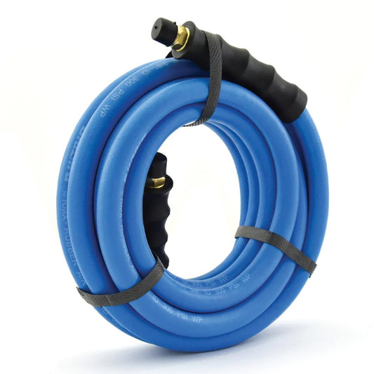 BluBird Rubber Air Hose 6mm x 20mtr with 1/4" Coupler & Snap-On Plug
