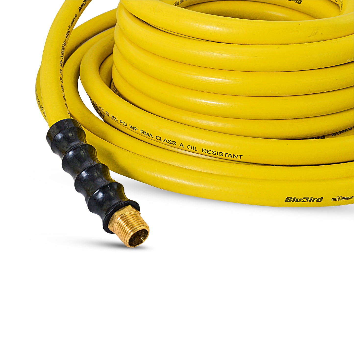 OilShield Rubber Air Hose 8mm X 20M with Coupler & Snap on Plug
