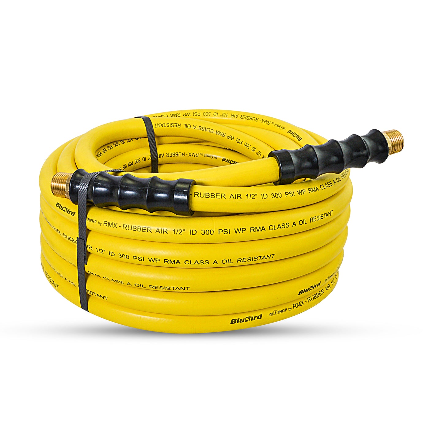OilShield Rubber Air Hose 8mm X 20M with Coupler & Snap on Plug