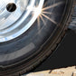 BluBird Rubber Wheel Chock with Eye Bolt, 9.5x7.25x5.5 inch